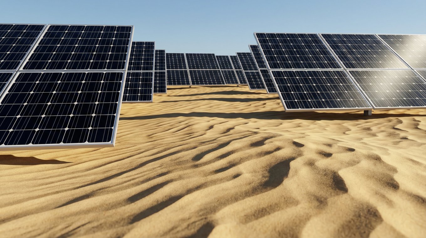 Großer Sandspeicher zur Energieaufbewahrung von GetAutark