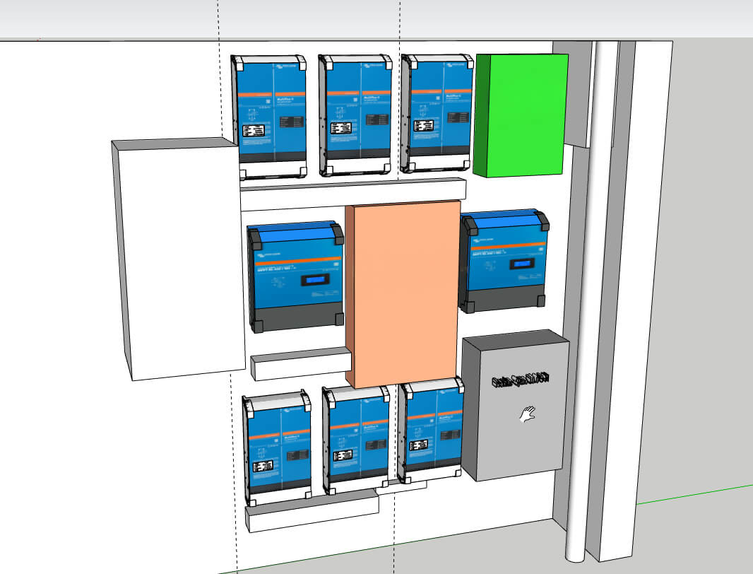 Victron Engineering-Mitarbeiter arbeiten an elektronischen Geräten in einem beleuchteten Labor